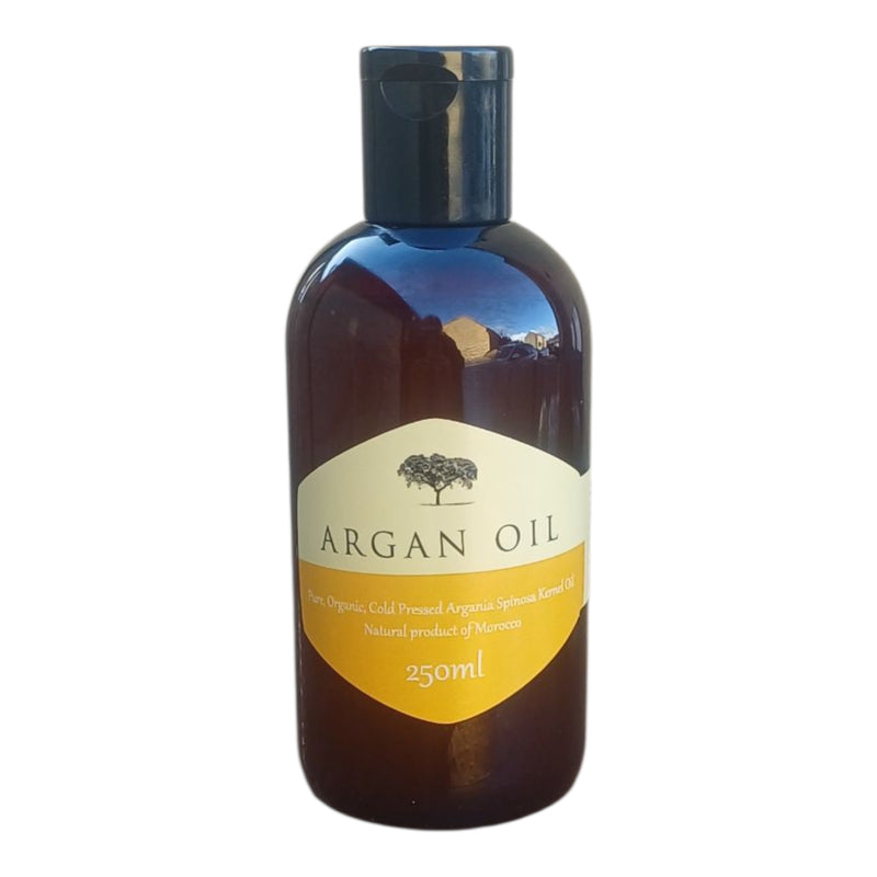Truly Moroccan Pure Organic Argan Oil 100ml - 250ml – Cold Pressed 100% Pure Argan Oil for Hair, Face, Body & Skin. Pump Dispenser