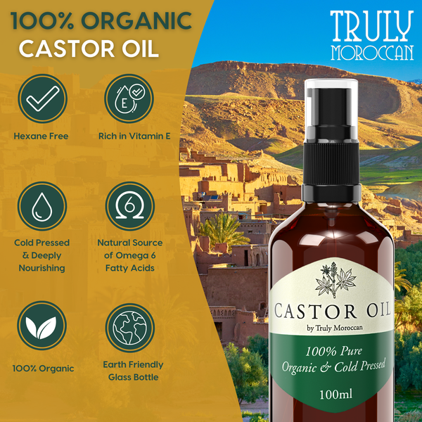 Organic Castor Oil 100ml