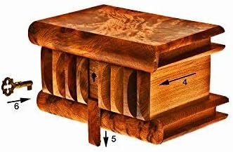 Thuya Wood  Moroccan Magic Box - L14cm W9cm  H10cm