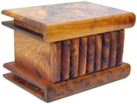 Thuya Wood  Moroccan Magic Box - L14cm W9cm  H10cm