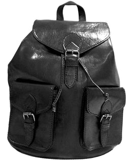 Vintage Style  Hand-made Genuine Leather Backpack