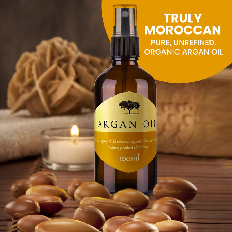 Organic Pure Argan Oil With Pump