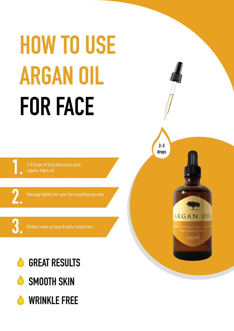 Pure Argan Oil With Pipette