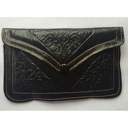 Leather clutch purse - Truly Moroccan