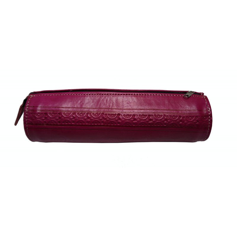 Medium Leather pencil case or make up bag